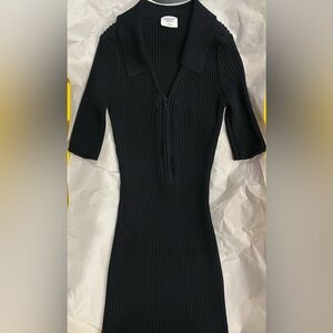 ABERCROMBIE & FITCH RIBBED SWEATER DRESS